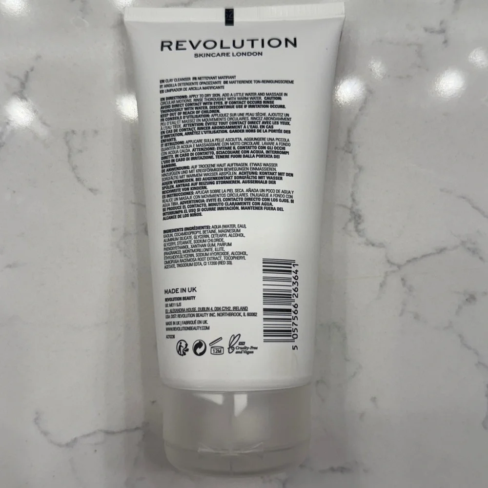 ⚠️ 5/25: Revolution Skincare Mattifying Pink Clay Cleanser.